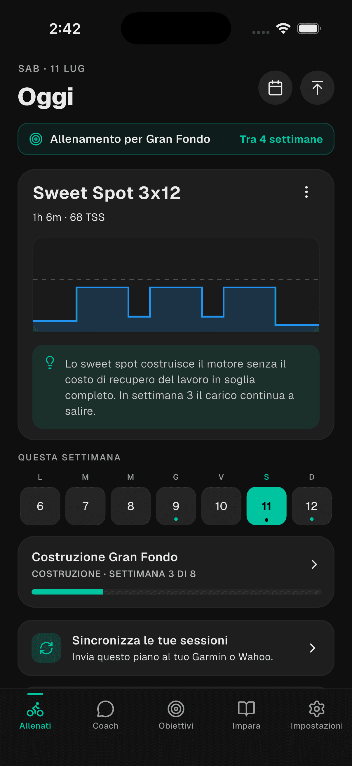 WattsUp app home screen
